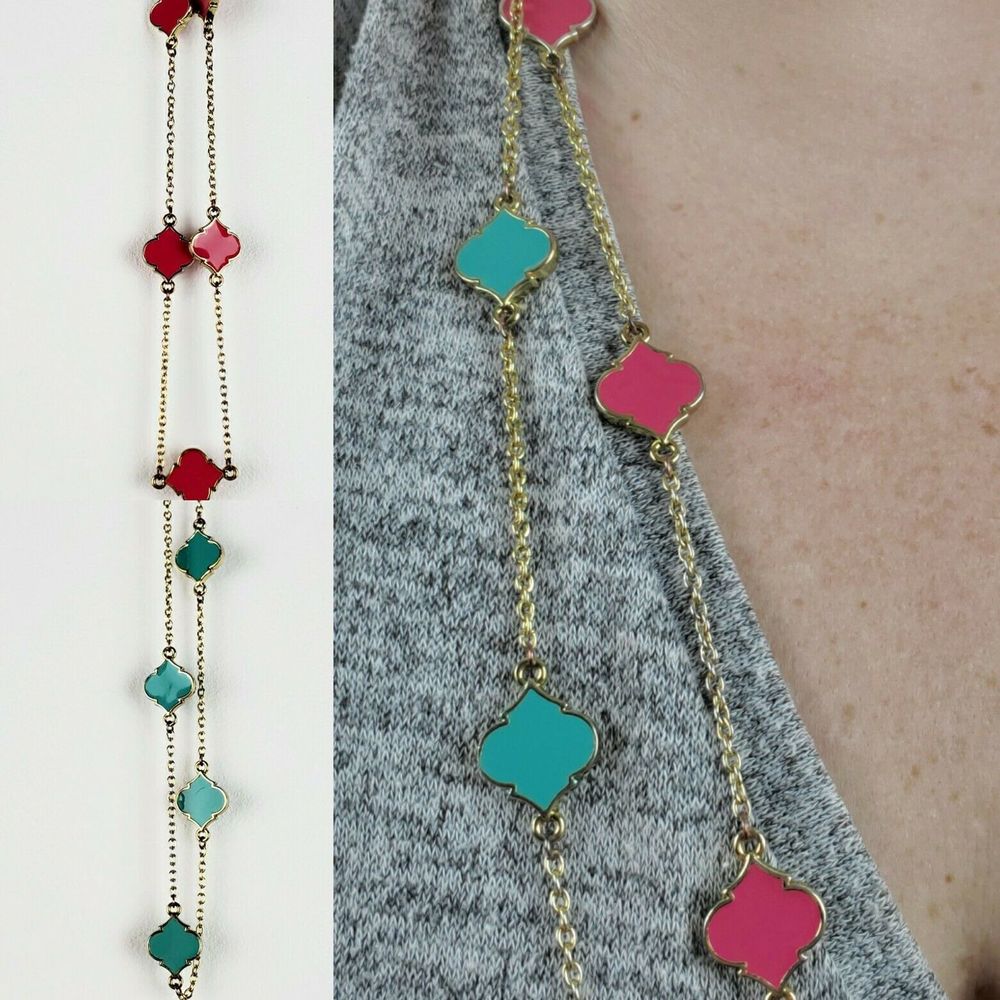 Fornash Spade 2 Necklace Set EUC